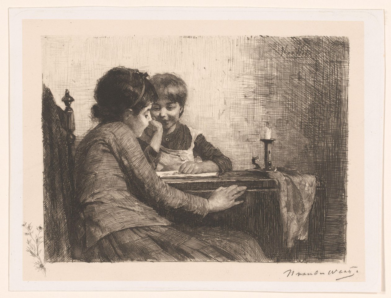 Apreciação de arte de Nicolaas van der Waay (signed by artist)