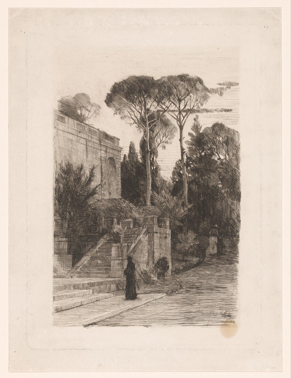 Edifício monumental com jardim de Nicolaas van der Waay