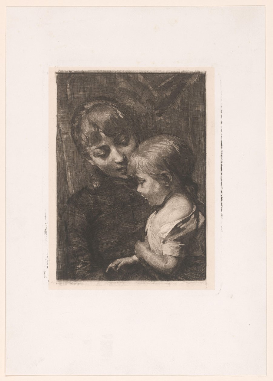 Mulher com criança de Nicolaas van der Waay