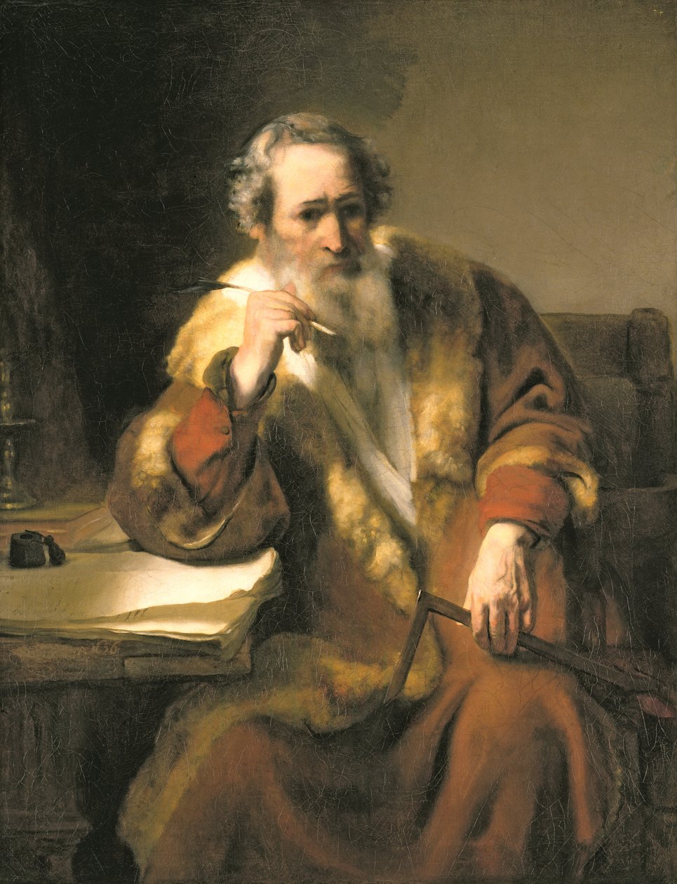O apóstolo Tomé de Nicolaes Maes