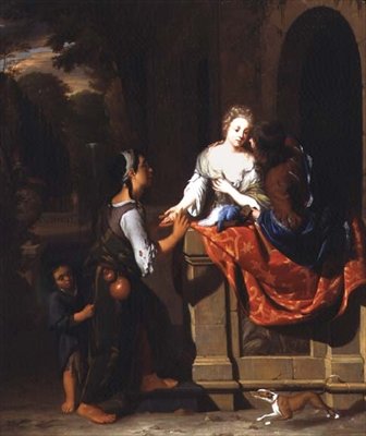 A cartomante de Nicolaes Verkolje
