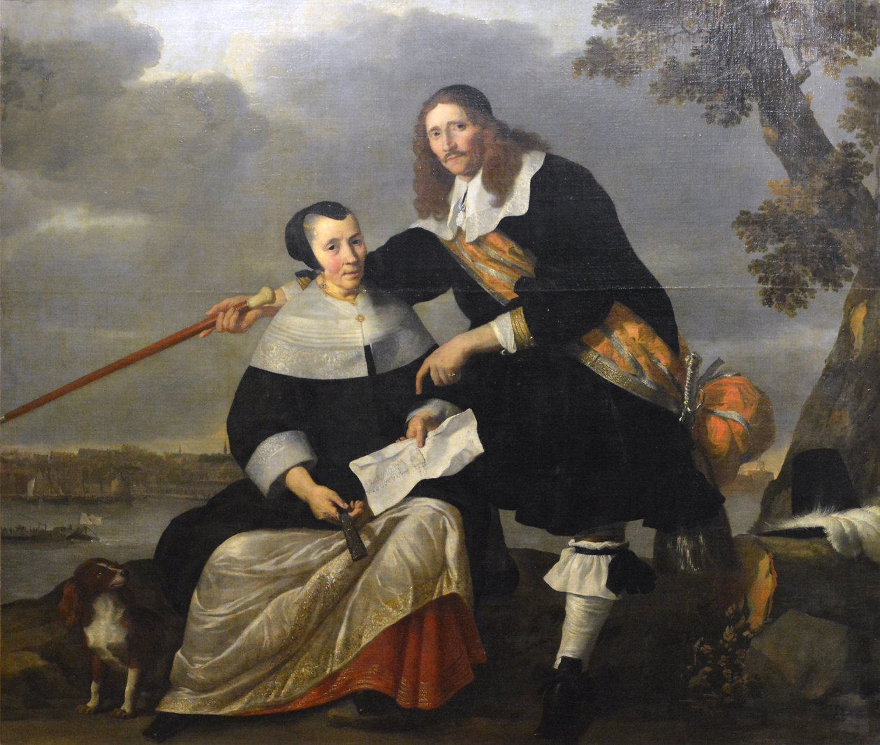 Retrato de Hendryck Henck e sua esposa Catharina Browers de Nicolaes de Helt Stockade