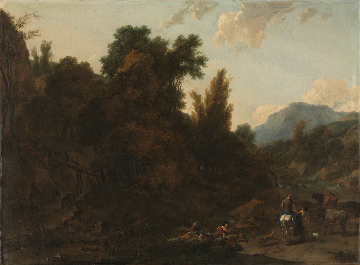 Coletores de pressa de Nicolaes Berchem