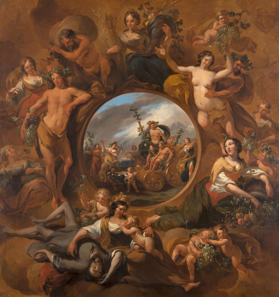 As Quatro Estações, Alegoria do outono de Nicolaes Berchem