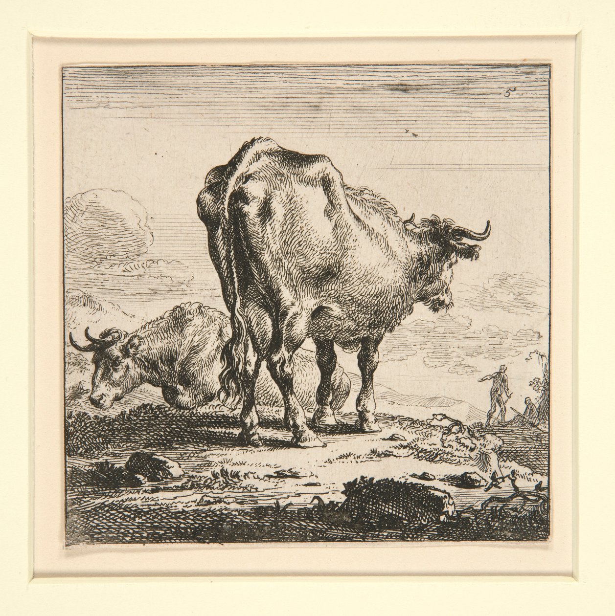 O Conjunto das Vacas, com a Leiteira de Nicolaes Berchem