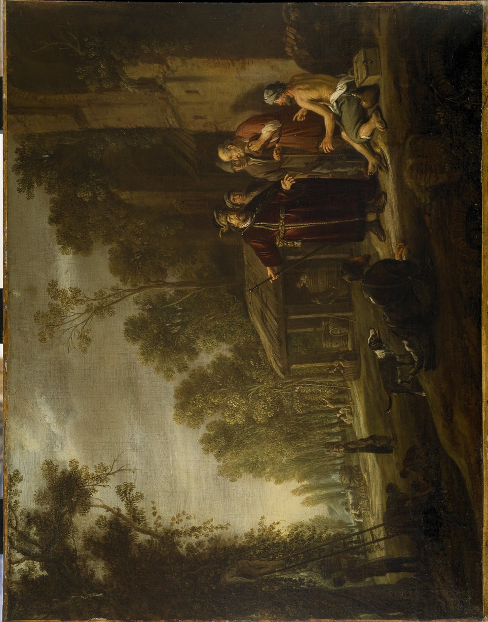 A Parábola dos Trabalhadores da Vinha, c.1637 (óleo sobre tela) de Nicolaes Cornelisz (c.1592 1655) Moeyaert