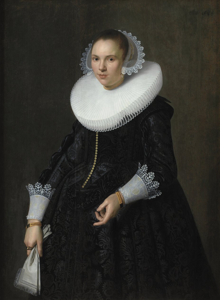 Retrato de uma senhora de Nicolaes Eliasz. Pickenoy