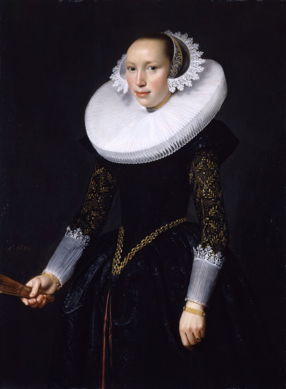 Retrato de uma mulher, 1630. de Nicolaes Eliasz Pickenoy