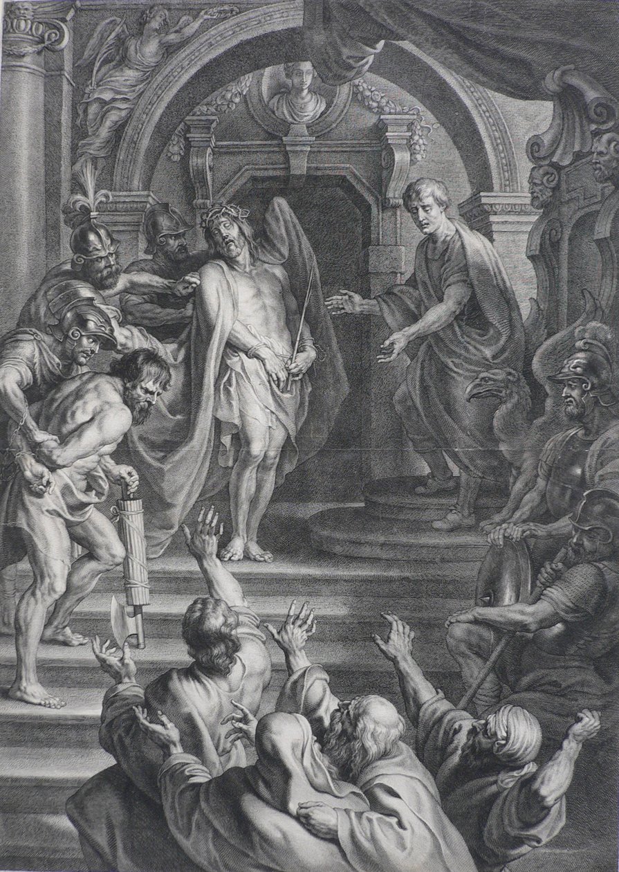 Ecce Homo, segundo Peter Paul Rubens de Nicolaes Lauwers