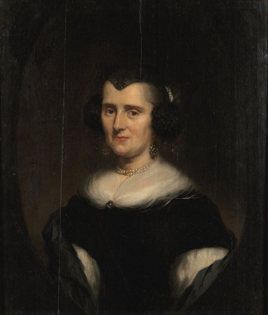 Retrato de busto de uma mulher de meia-idade de Nicolaes Maes