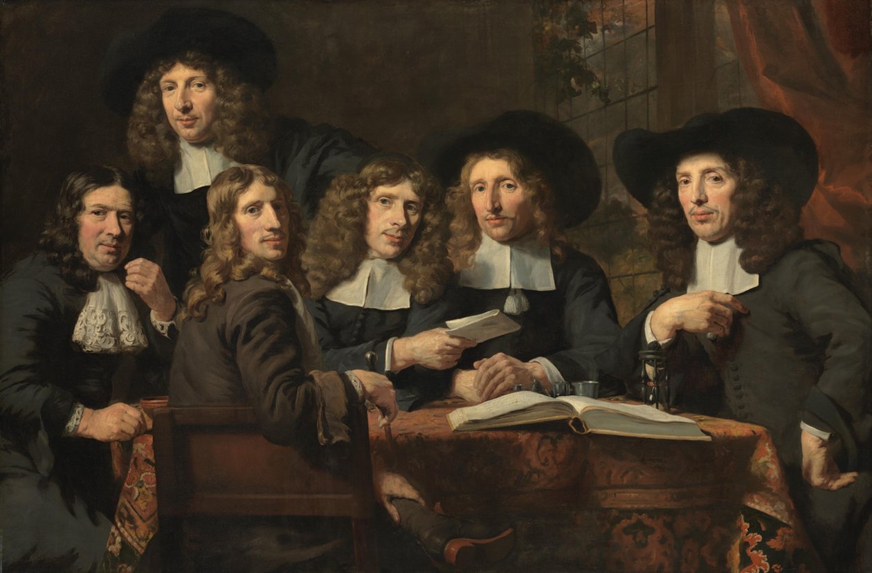 Os provedores da guilda dos cirurgiões de Amesterdão de Nicolaes Maes