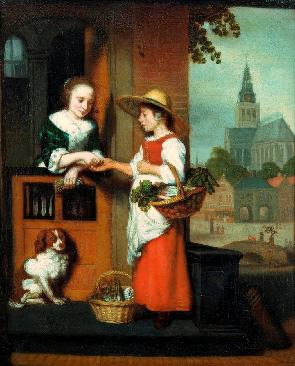 O vendedor de vegetais de Nicolaes Maes