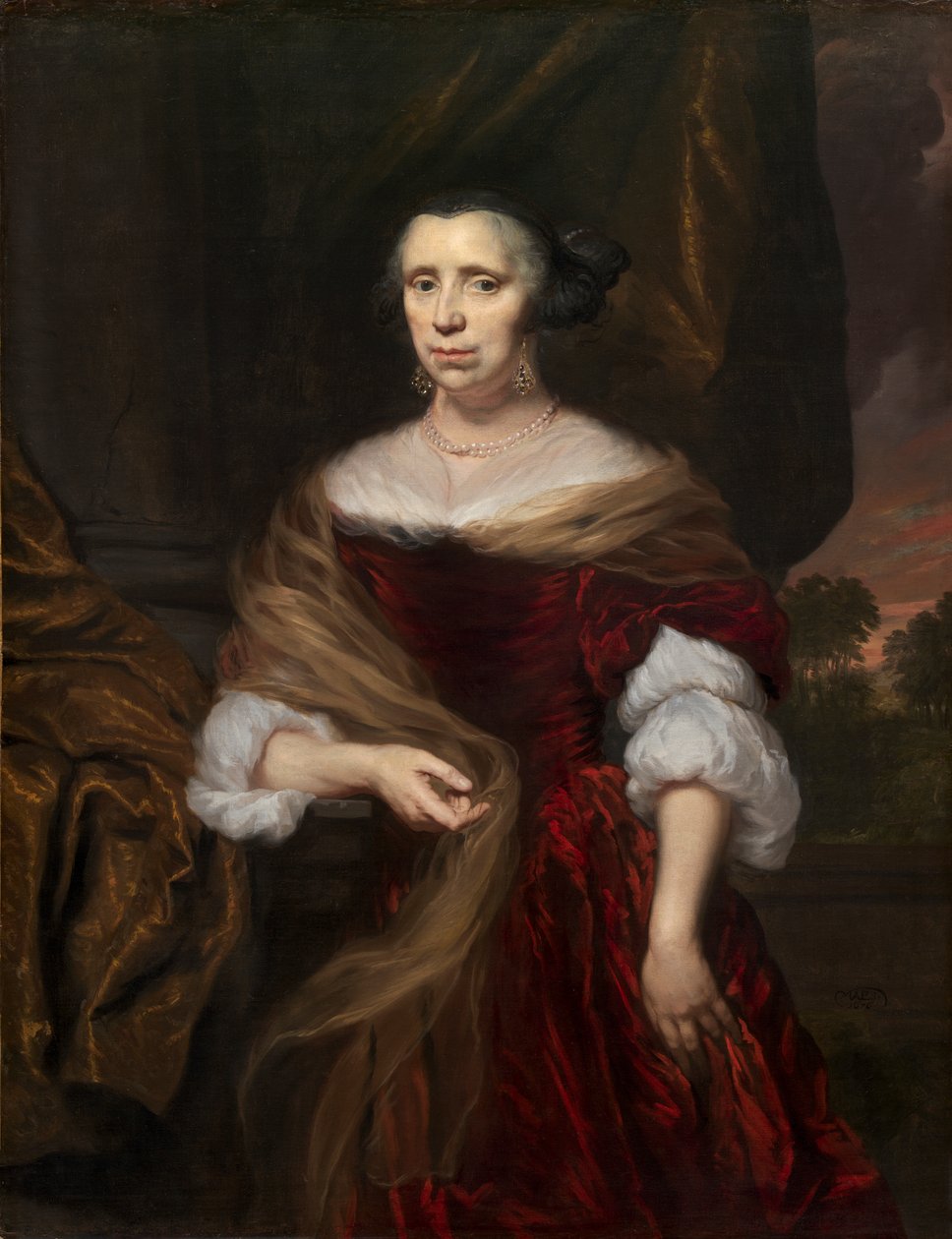 Retrato de uma Senhora de Nicolaes Maes