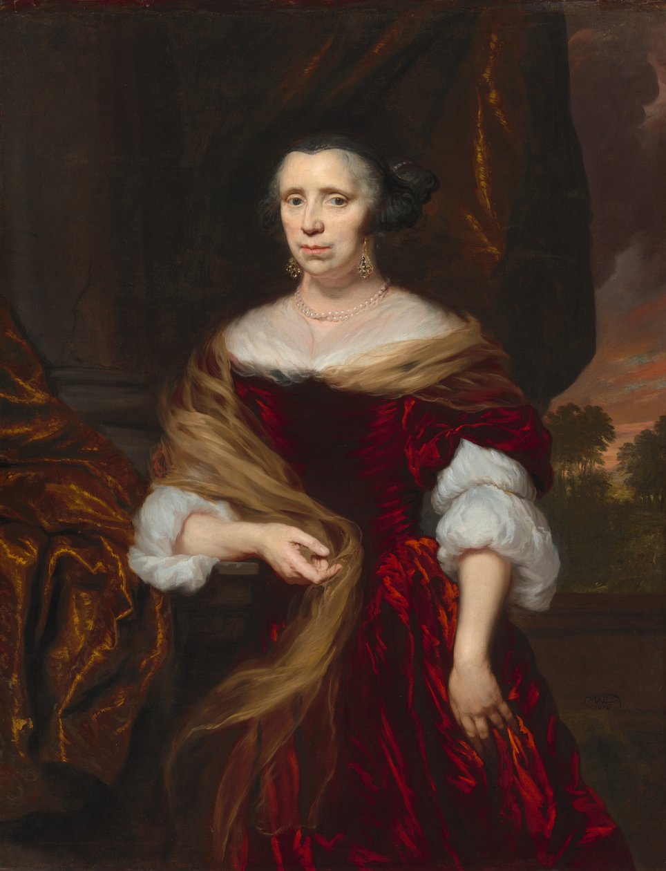Retrato de uma senhora de Nicolaes Maes