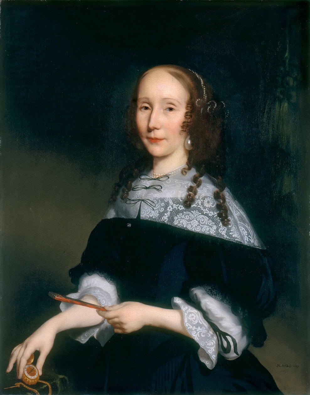 Retrato de uma senhora de Nicolaes Maes