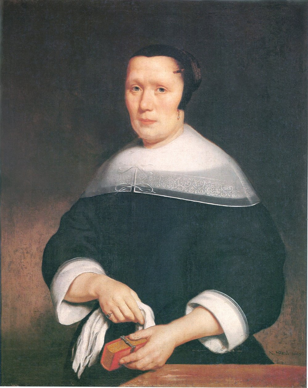 Retrato de uma mulher - de Nicolaes Maes