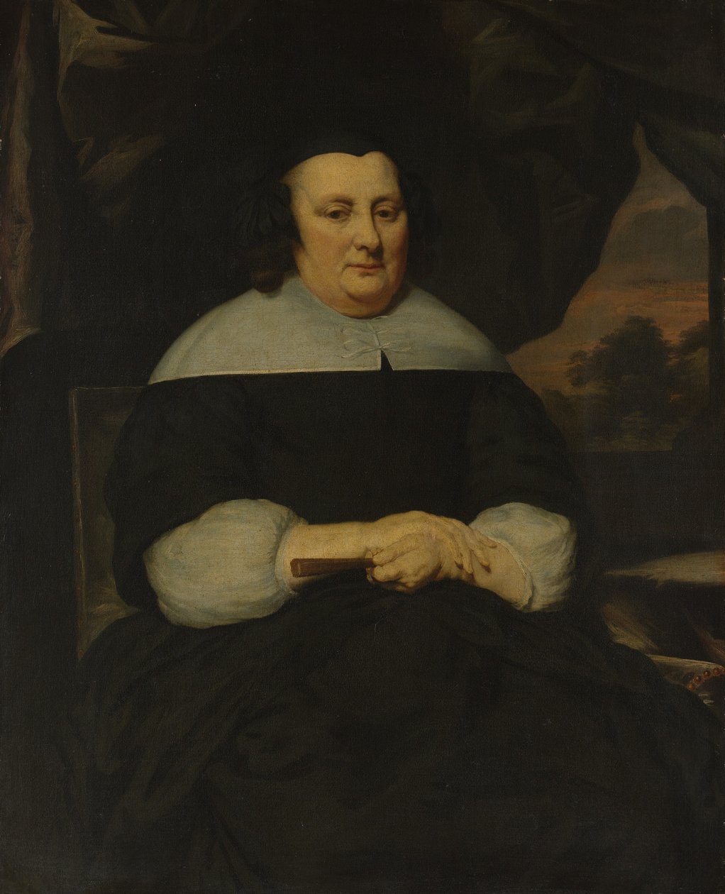Retrato de uma mulher, ca. 1665-70. de Nicolaes Maes