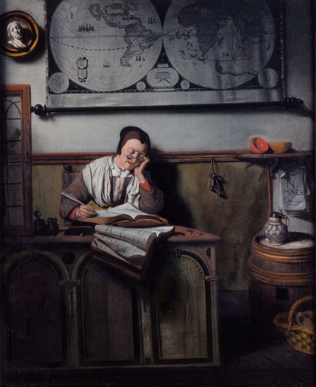 O contabilista de Nicolaes Maes