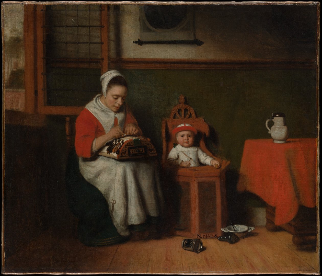 A rendeira de Nicolaes Maes