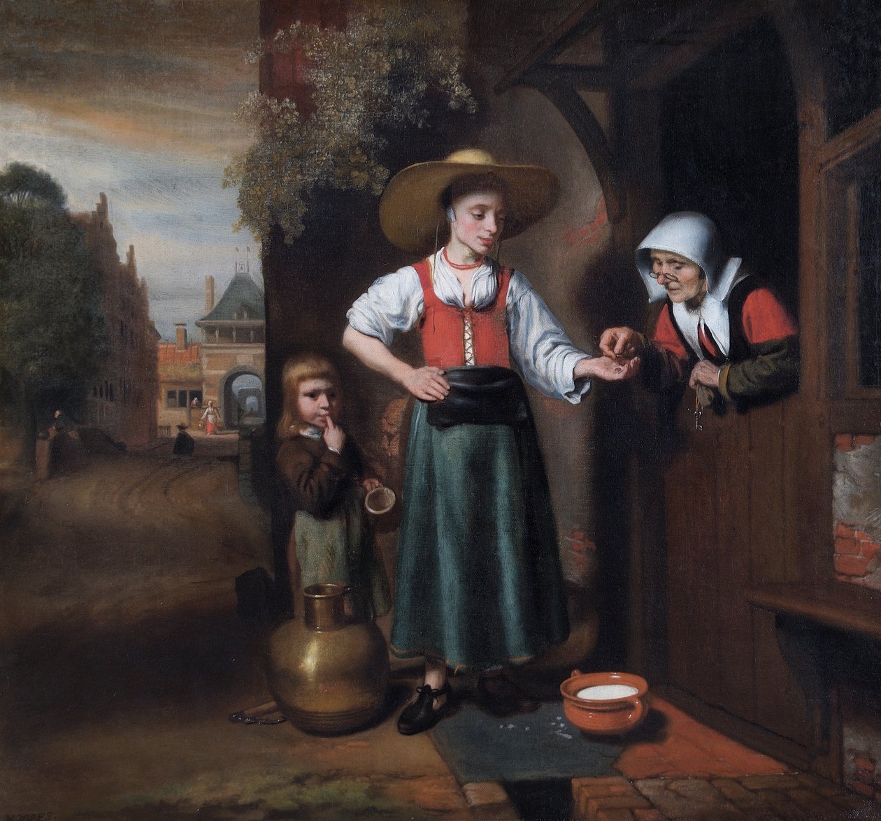 A mulher leiteira de Nicolaes Maes