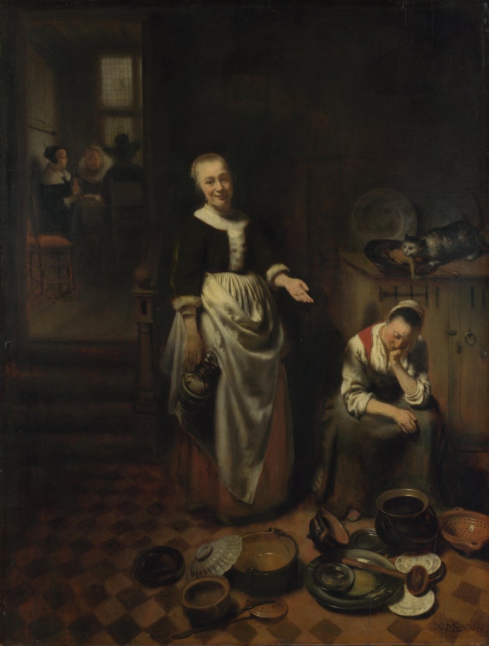 O servo ocioso de Nicolaes Maes