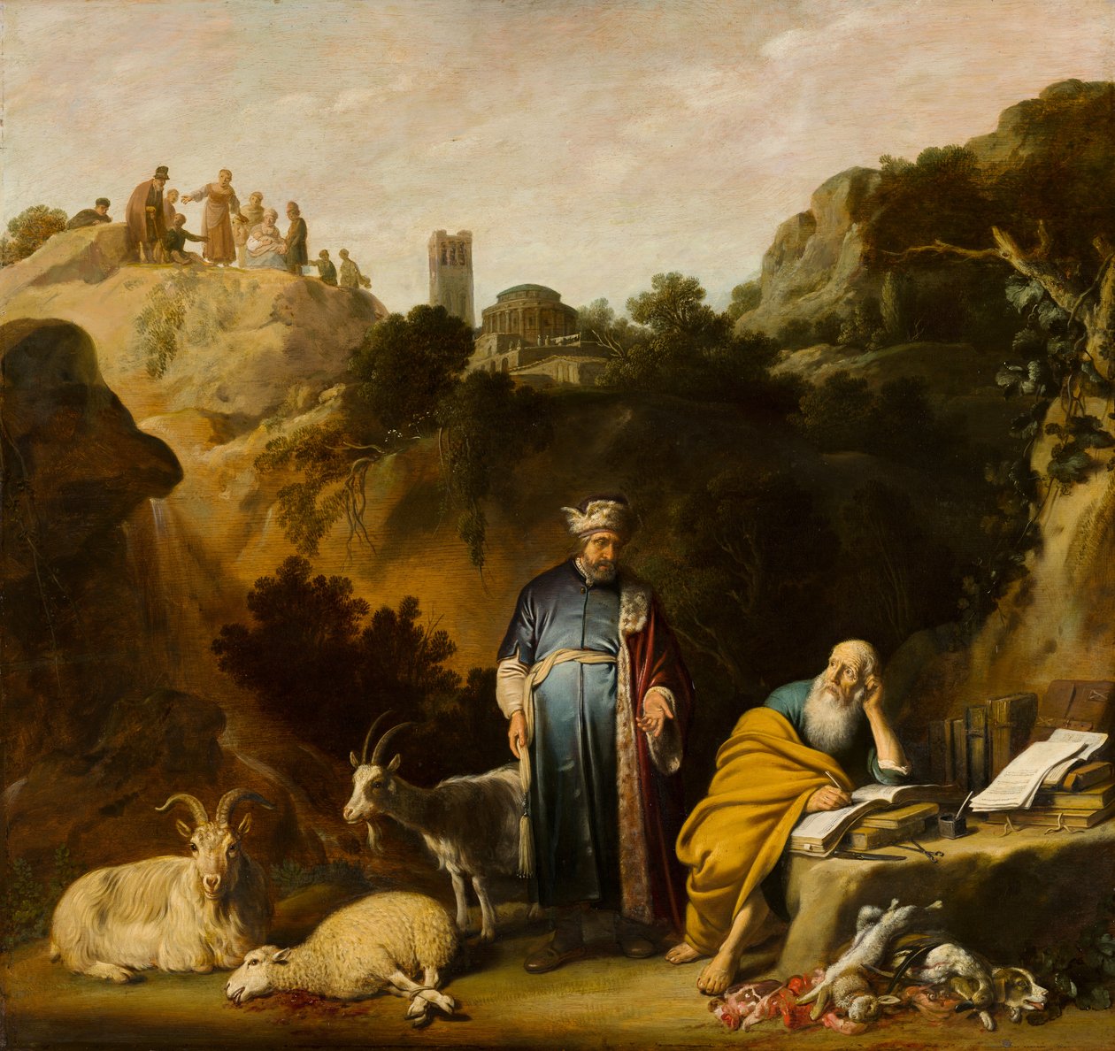 Hipócrates Visitando Demócrito, 1636 de Nicolaes Cornelisz Moeyaert