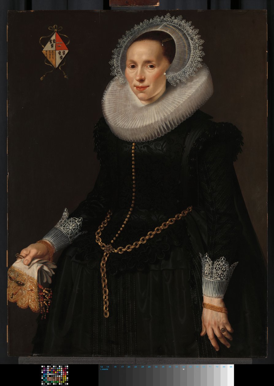 Retrato de Johanna le Maire de Nicolaes Pickenoy Pickenoy