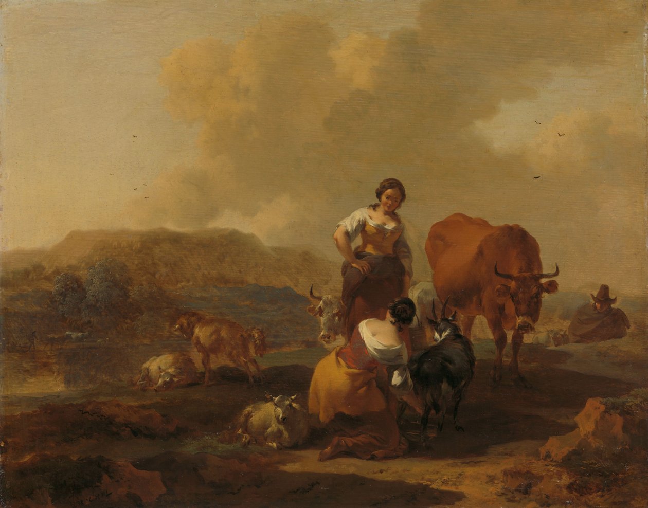 Paisagem italiana de Nicolaes Pietersz Berchem