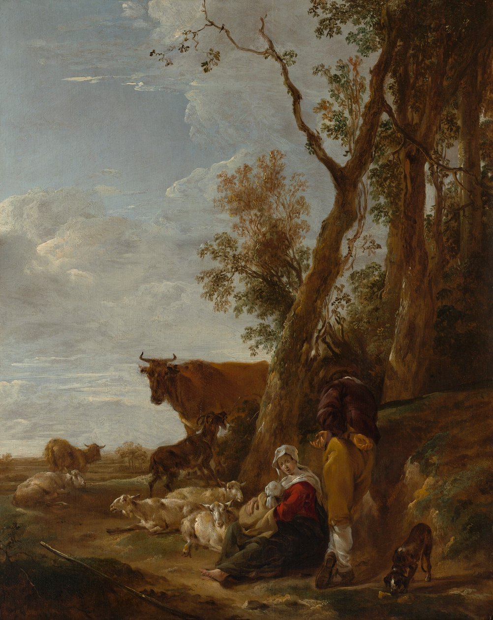Rest, 1644. de Nicolaes Pietersz. Berchem