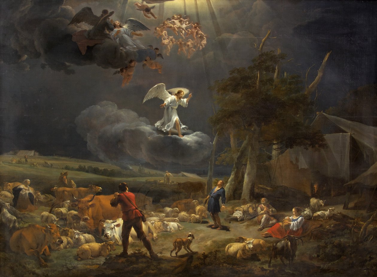A Anunciação aos Pastores de Nicolaes Pietersz. Berchem