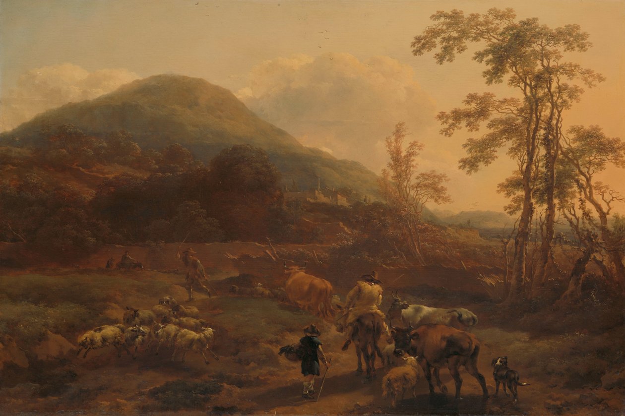 Os três lances de Nicolaes Pietersz Berchem