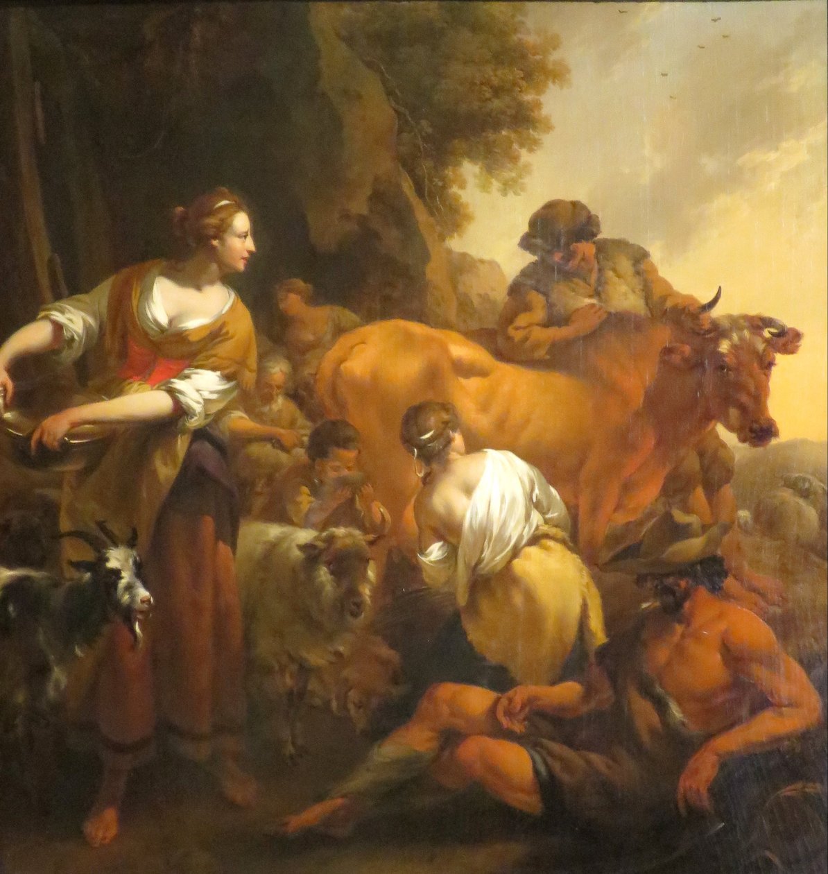 Cena pastoral de Nicolaes Pieterszoon Berchem