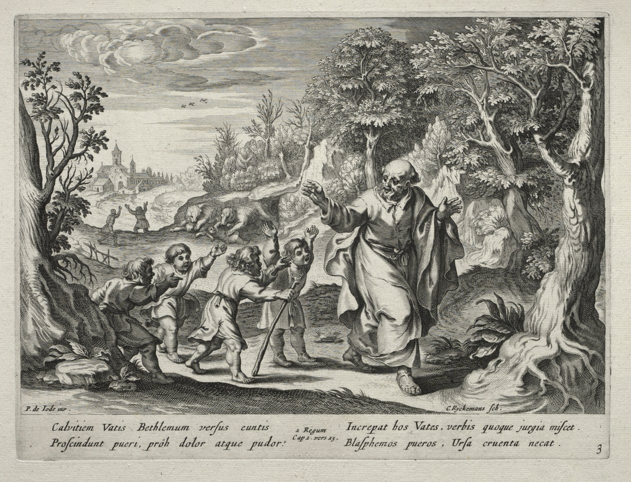 The Story of Elisha, 1643. de Nicolaes Rijckmans