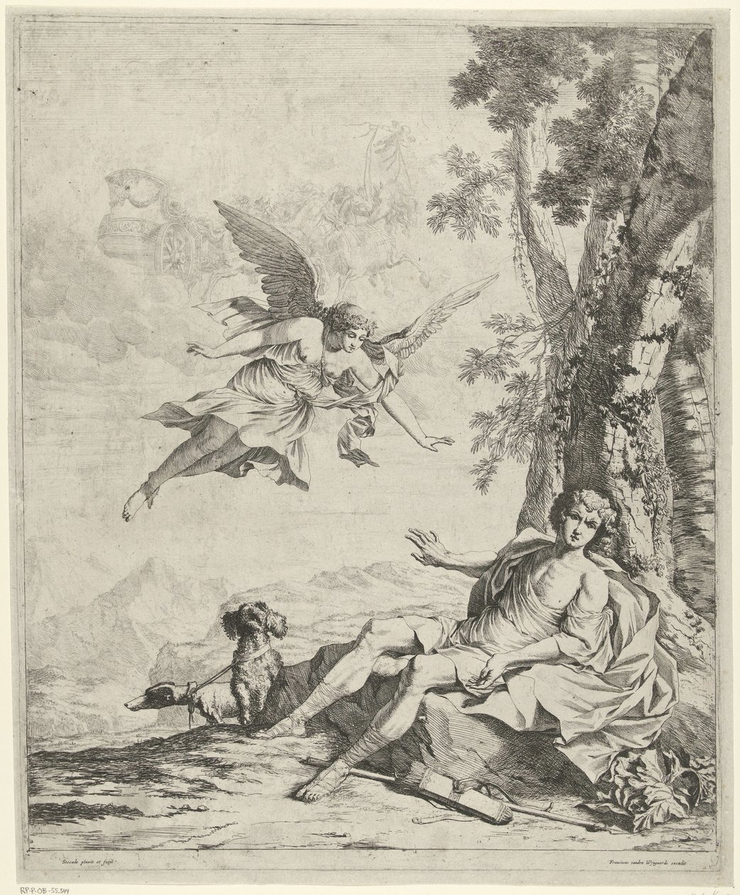 Aurora em Cephalus Carrinha de tejadilho Cephalus de Nicolaes Van Helt Stockade
