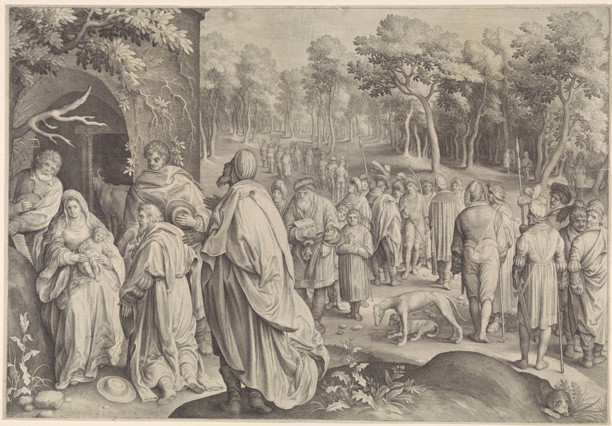 Adoração dos Reis de Nicolaes de Bruyn