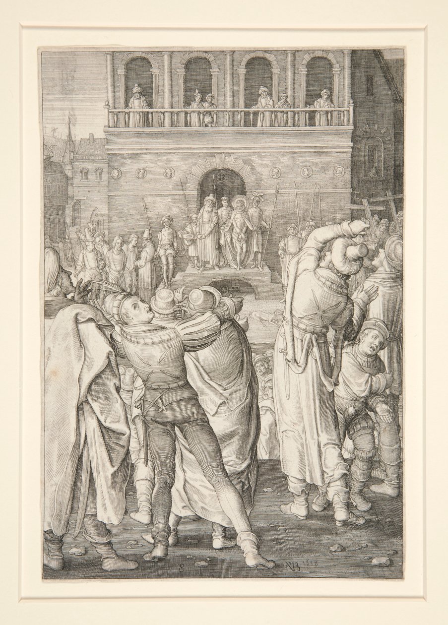 Cristo Mostrado ao Povo (Série Paixão) de Nicolaes de Bruyn