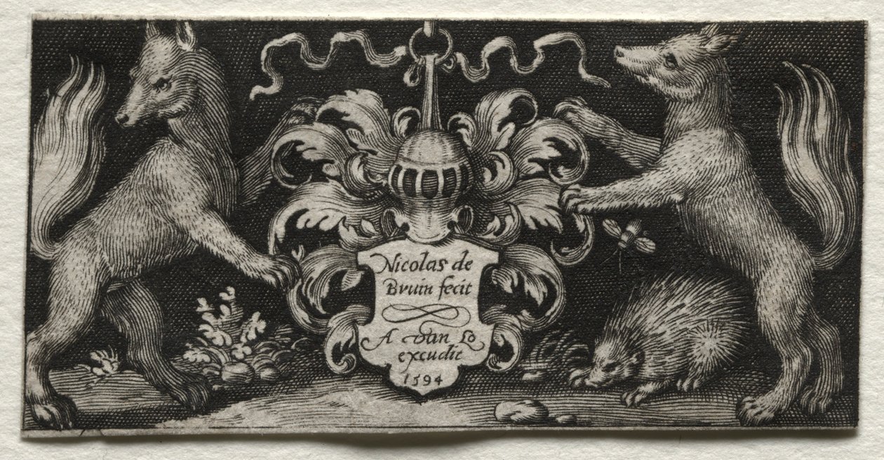 Brasão, 1594. de Nicolaes de Bruyn