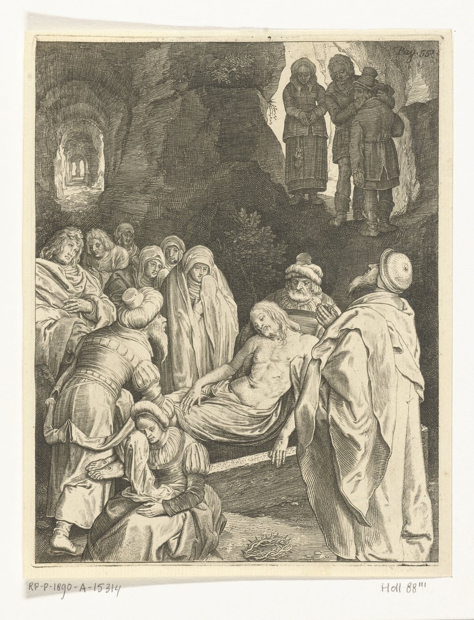 Entombamento de Cristo
A Paixão (título da série) de Nicolaes de Bruyn
