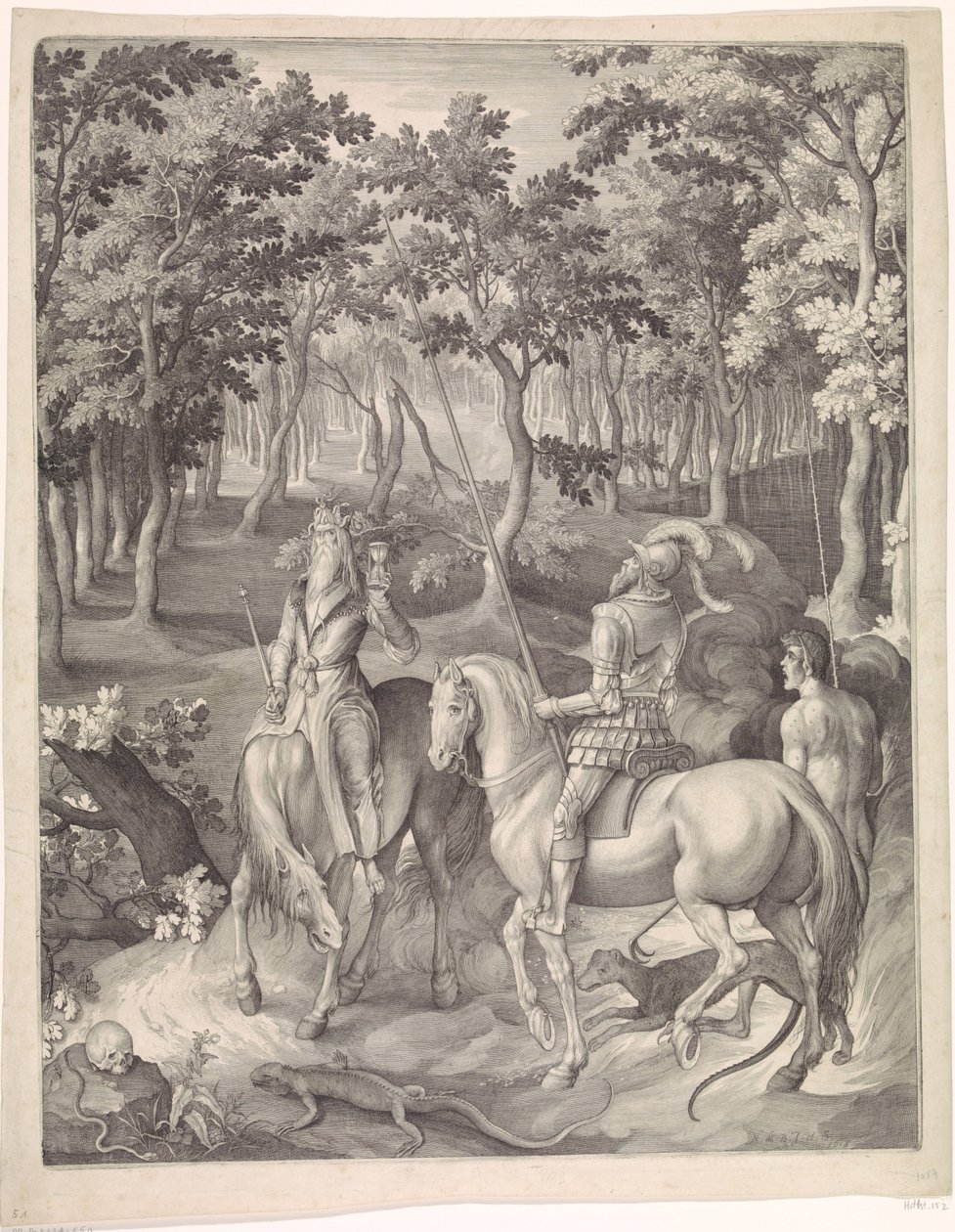 Cavaleiro, Morte e Diabo de Nicolaes de Bruyn