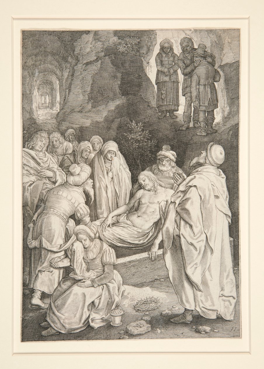 O Entombamento (Série Paixão) de Nicolaes de Bruyn