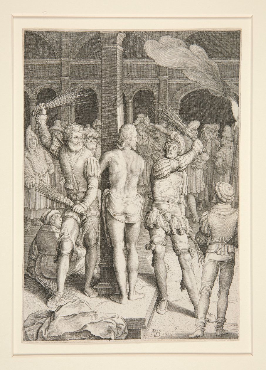 A Flagelação (Série Paixão) de Nicolaes de Bruyn
