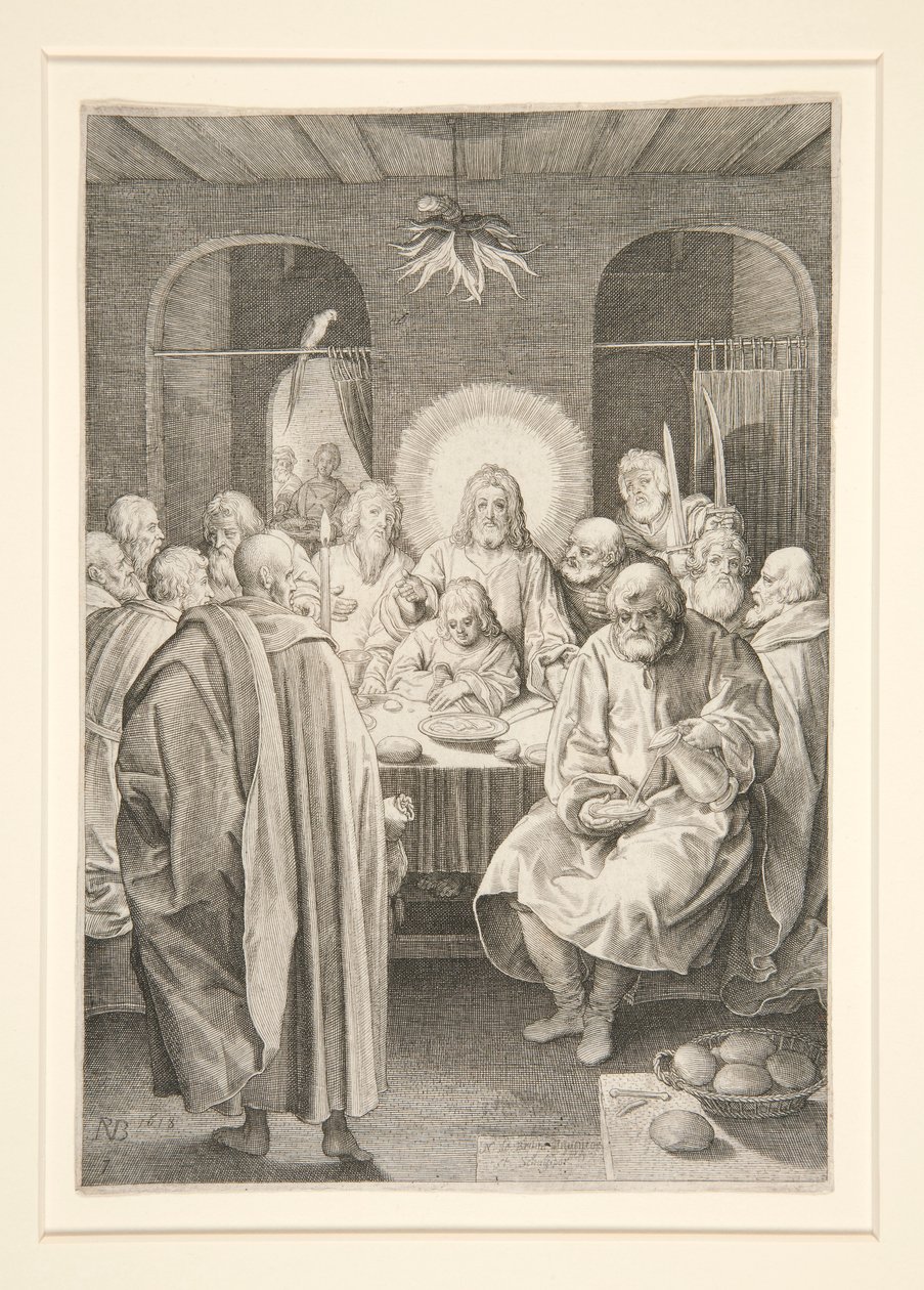 A Última Ceia (série Paixão) de Nicolaes de Bruyn