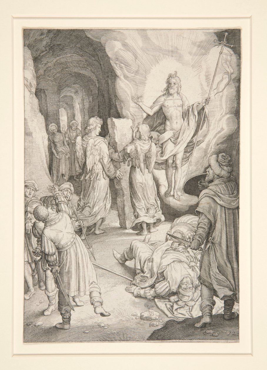 A Ressurreição (série Paixão) de Nicolaes de Bruyn