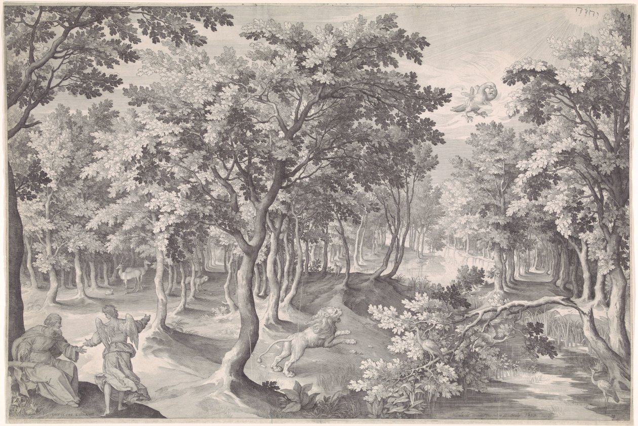 Quinta visão de Esdras de Nicolaes de Bruyn
