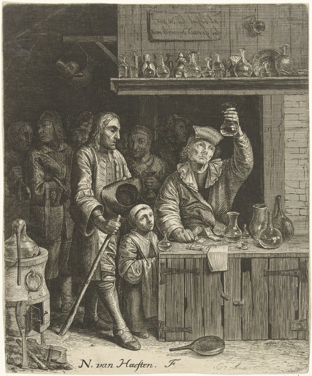 Piskijker e família camponesa de Nicolaes van Haeften