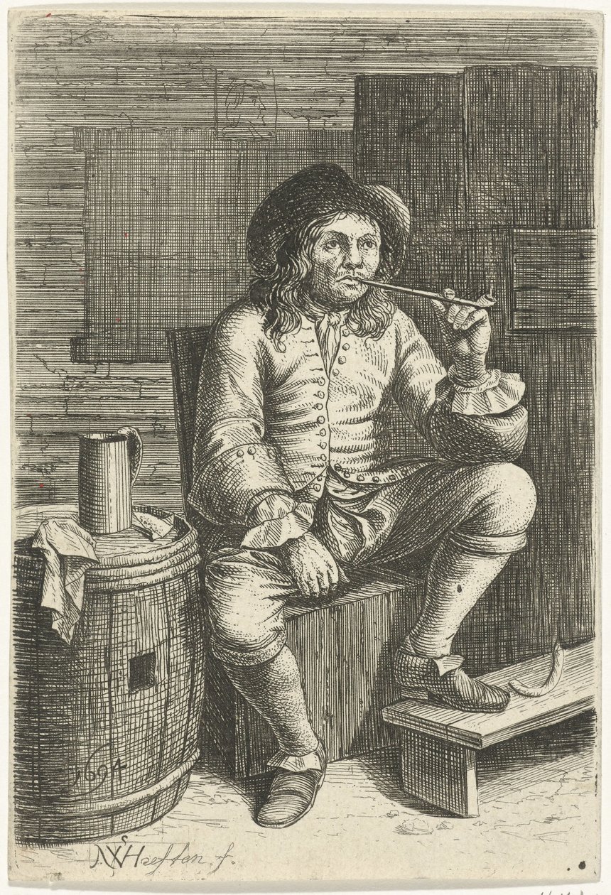 Homem fumador de Nicolaes van Haeften