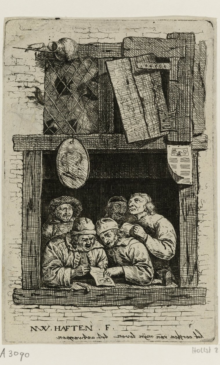 Cinco cantores numa janela aberta: os rederijkers de Nicolaes van Haeften