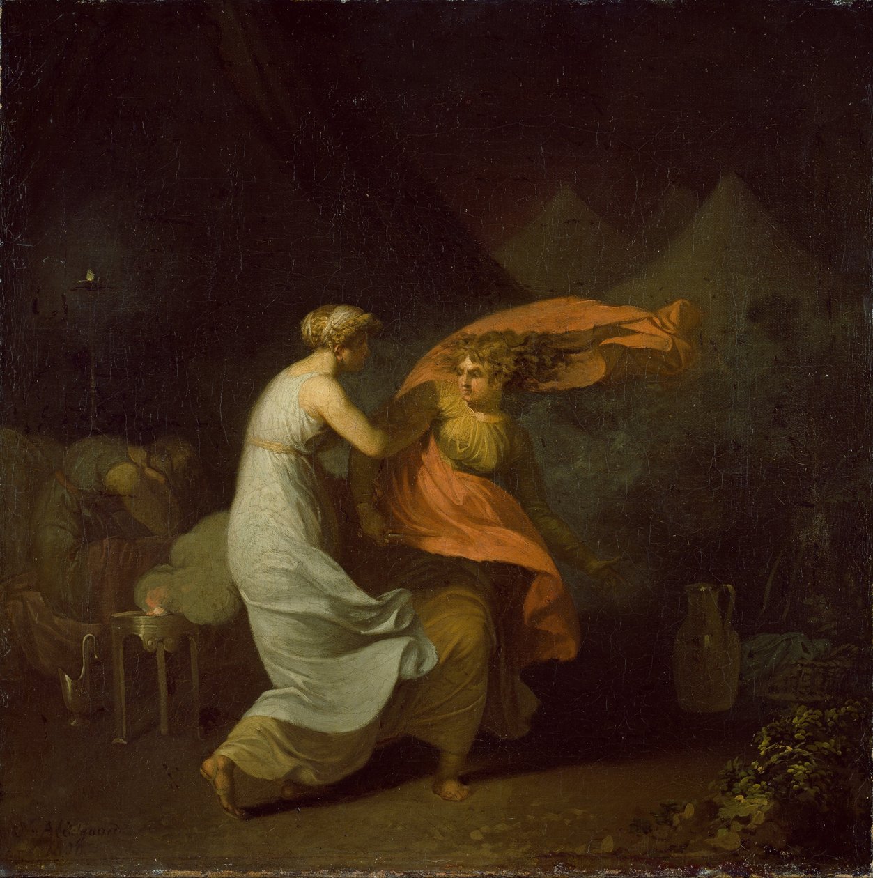Julia e Fulvia de Nicolai Abraham Abildgaard