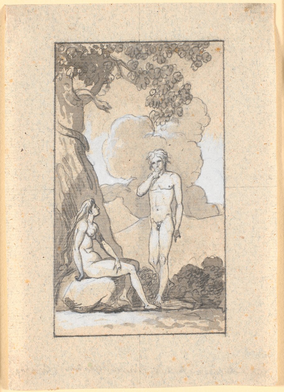 Adam come da árvore de Nicolai Abildgaard