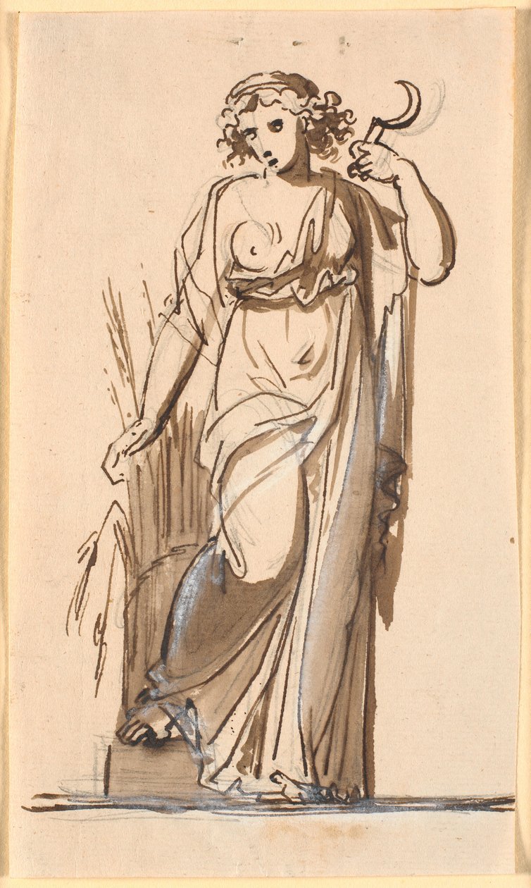 Ceres deusa da colheita de Nicolai Abildgaard
